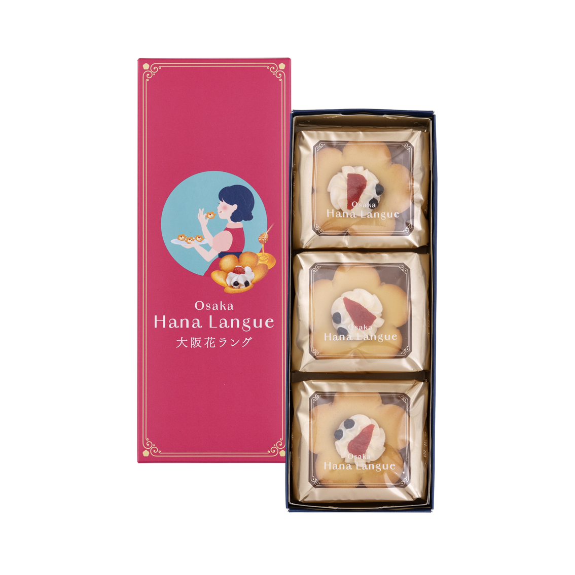 大阪花ラング 3個入