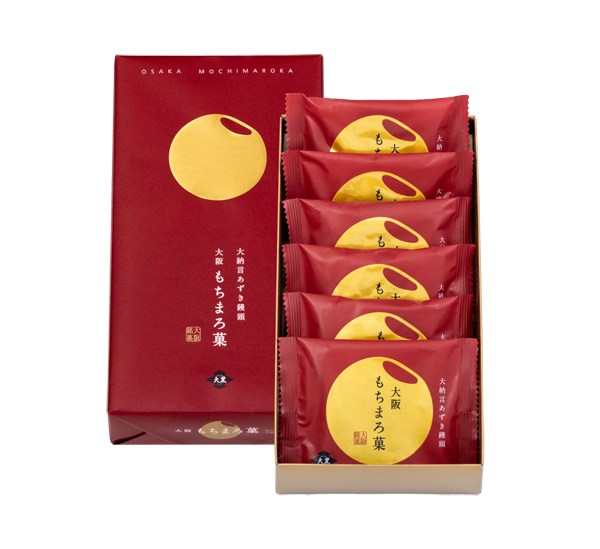 大阪 もちまろ菓　大納言あずき　6個入