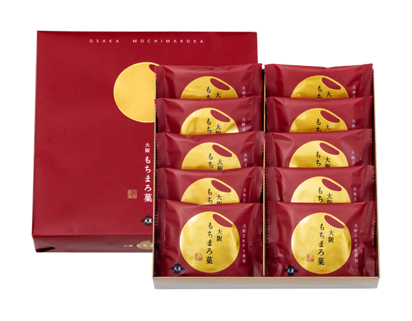 大阪 もちまろ菓　大納言あずき　10個入