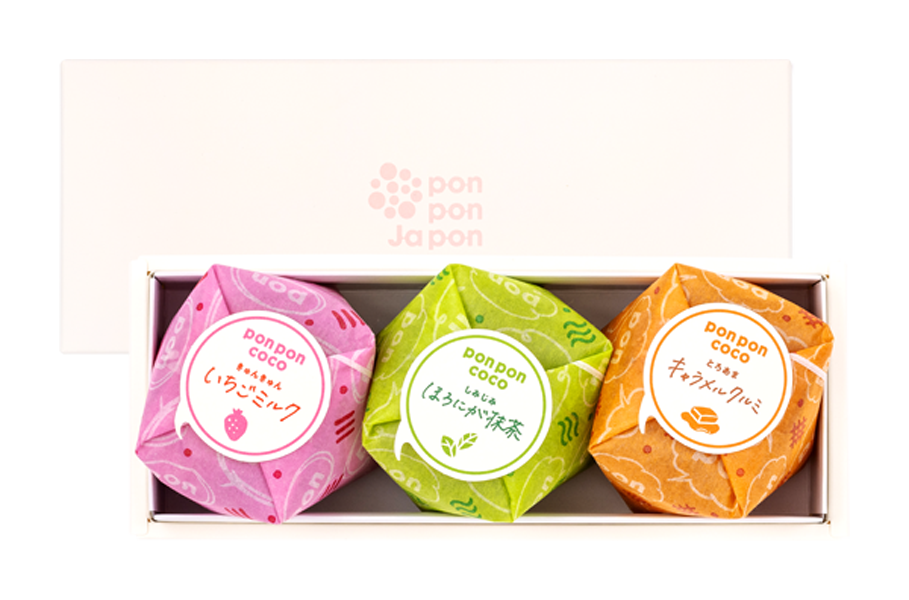 【pon pon coco】 3個入りギフトチョイス